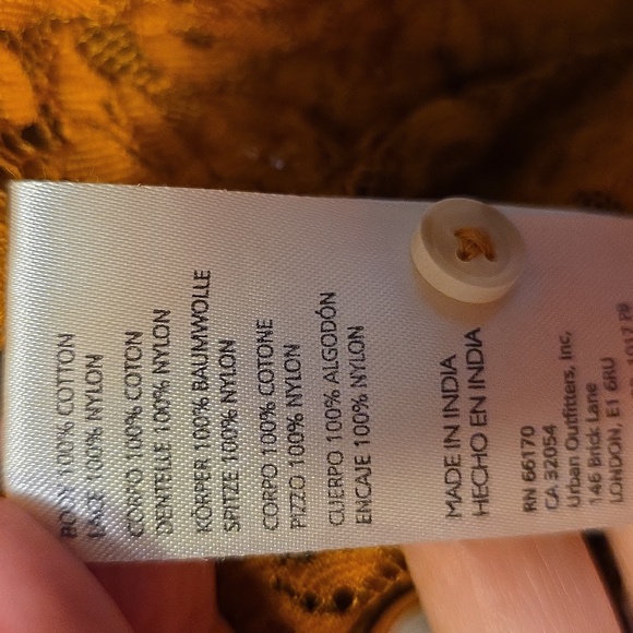 Anthropologie Terracotta Blouse with Button Accents Womens Size XS (Katie #20) - Picture 3 of 8